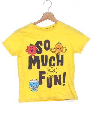 Kinder T-Shirt, Größe 6-7y/ 122-128 cm, Farbe Gelb, Preis 3,99 €