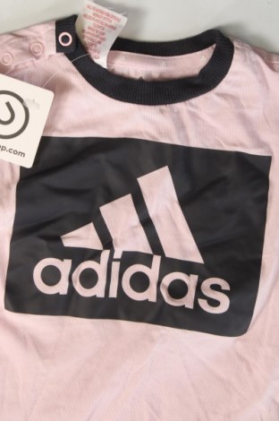 Детска тениска Adidas, Размер 12-18m/ 80-86 см, Цвят Розов, Цена 13,49 лв.