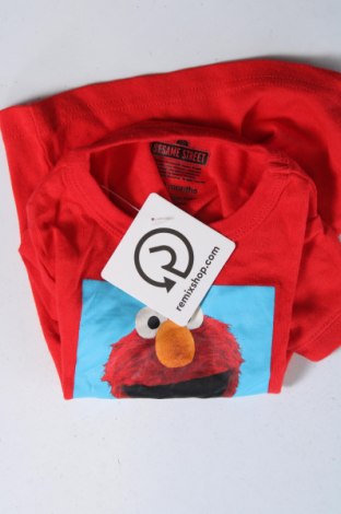 Kinder T-Shirt Sesame Street, Größe 9-12m/ 74-80 cm, Farbe Rot, Preis 16,49 €