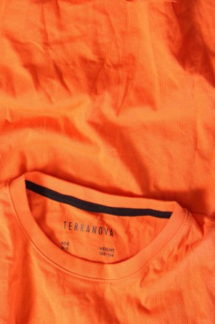 Kinder T-Shirt Terranova, Größe 7-8y/ 128-134 cm, Farbe Orange, Preis 4,99 €