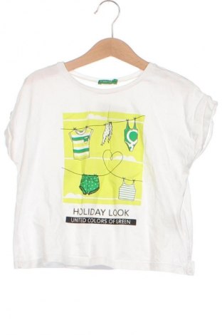 Tricou pentru copii United Colors Of Benetton, Mărime 8-9y/ 134-140 cm, Culoare Alb, Preț 26,99 Lei