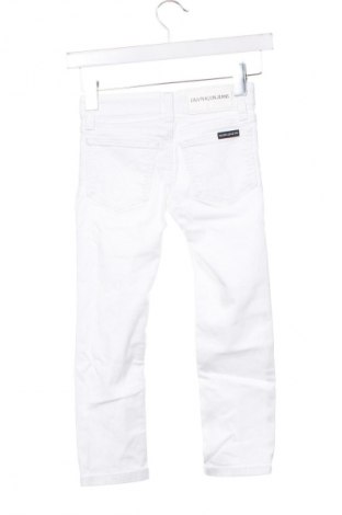 Blugi pentru copii Calvin Klein Jeans, Mărime 5-6y/ 116-122 cm, Culoare Alb, Preț 79,99 Lei