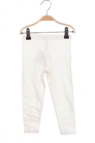 Dziecięce legginsy F&F, Rozmiar 18-24m/ 86-98 cm, Kolor ecru, Cena 27,93 zł