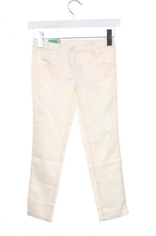 Pantaloni pentru copii United Colors Of Benetton, Mărime 5-6y/ 116-122 cm, Culoare Ecru, Preț 97,40 Lei