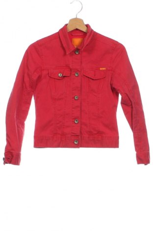 Kinder Jeansjacke Staccato, Größe 10-11y/ 146-152 cm, Farbe Rot, Preis € 8,99