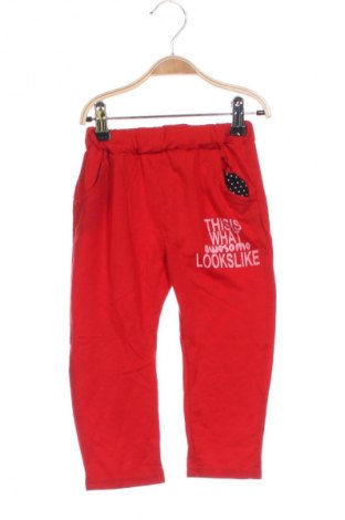 Kinder Sporthose, Größe 12-18m/ 80-86 cm, Farbe Rot, Preis 7,49 €