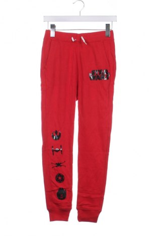 Pantaloni de trening, pentru copii Abercrombie Kids, Mărime 11-12y/ 152-158 cm, Culoare Roșu, Preț 113,99 Lei