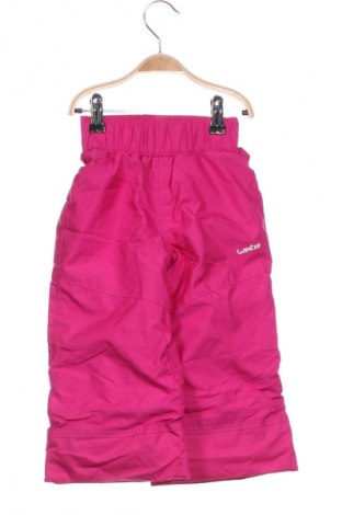 Kinder Sporthose Wedze, Größe 3-4y/ 104-110 cm, Farbe Rosa, Preis 11,49 €