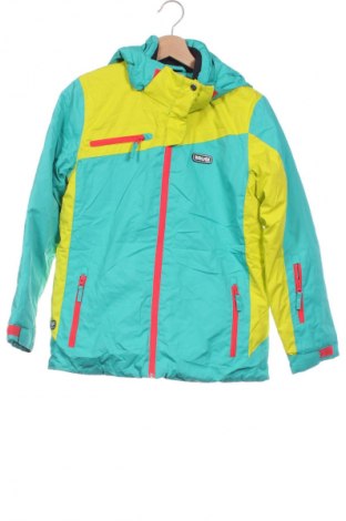 Kinderjacke für Wintersport Brugi, Größe 10-11y/ 146-152 cm, Farbe Mehrfarbig, Preis 27,99 €