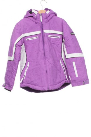 Kinderjacke für Wintersport Brugi, Größe 8-9y/ 134-140 cm, Farbe Lila, Preis 26,99 €