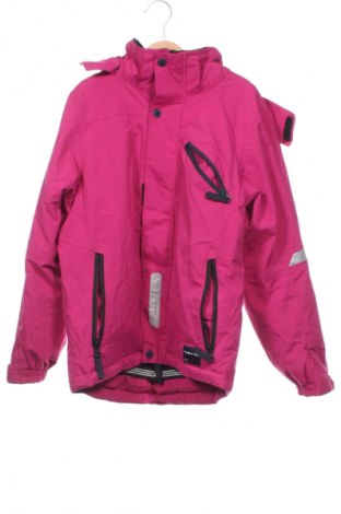 Kinderjacke für Wintersport Polarn O. Pyret, Größe 7-8y/ 128-134 cm, Farbe Rosa, Preis € 36,99