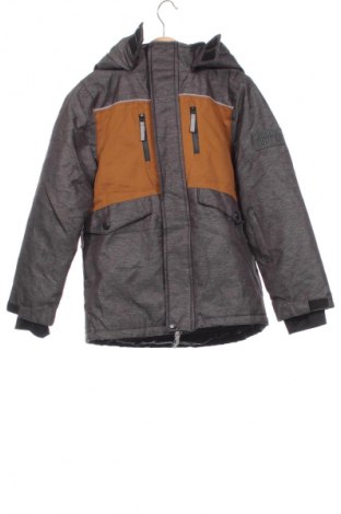 Kinderjacke für Wintersport Topolino, Größe 6-7y/ 122-128 cm, Farbe Grau, Preis 20,99 €