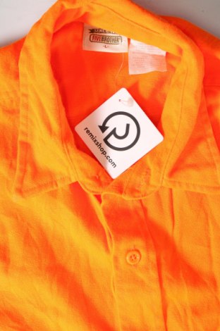 Herrenhemd, Größe L, Farbe Orange, Preis € 9,49