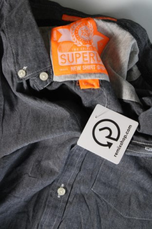 Cămașă de bărbați Superdry, Mărime L, Culoare Gri, Preț 116,99 Lei