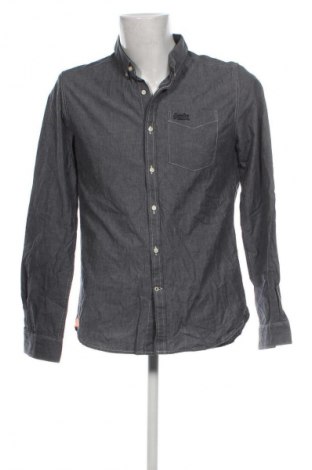 Herrenhemd Superdry, Größe L, Farbe Grau, Preis € 24,99