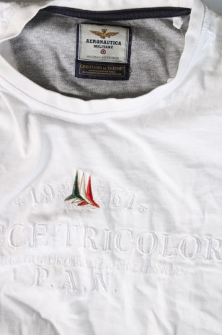 Ανδρικό t-shirt Aeronautica Militare, Μέγεθος M, Χρώμα Λευκό, Τιμή 21,00 €