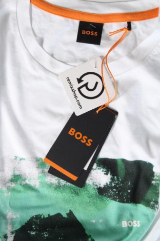 Herren T-Shirt BOSS, Größe XL, Farbe Weiß, Preis 38,85 €