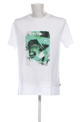 Ανδρικό t-shirt BOSS, Μέγεθος XL, Χρώμα Λευκό, Τιμή 38,85 €