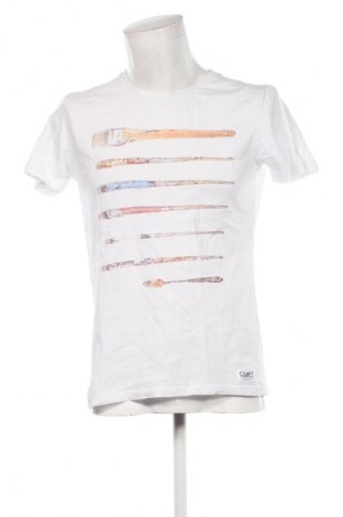 Herren T-Shirt CLWR, Größe M, Farbe Weiß, Preis € 5,49