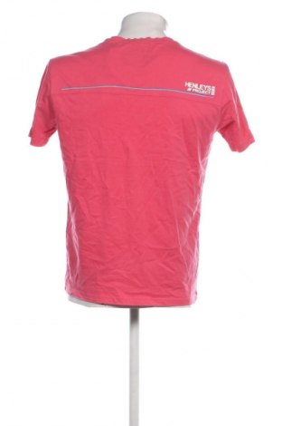 Męski T-shirt Henleys, Rozmiar XL, Kolor Różowy, Cena 47,99 zł