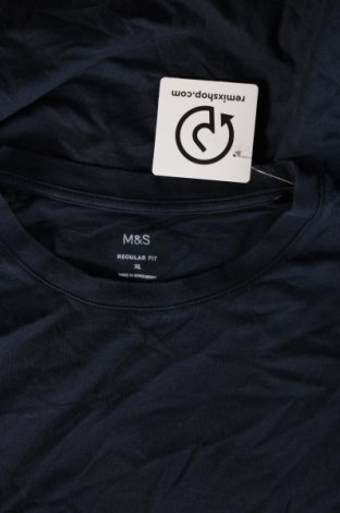 Ανδρικό t-shirt Marks & Spencer, Μέγεθος XL, Χρώμα Μπλέ, Τιμή 6,49 €