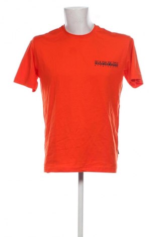 Męski T-shirt Napapijri, Rozmiar S, Kolor Czerwony, Cena 94,38 zł