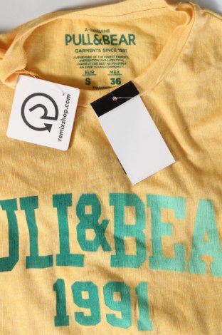 Pánske tričko  Pull&Bear, Veľkosť S, Farba Žltá, Cena  18,47 €