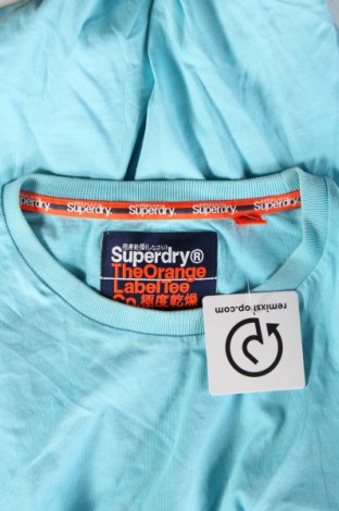 Herren T-Shirt Superdry, Größe L, Farbe Blau, Preis 12,99 €