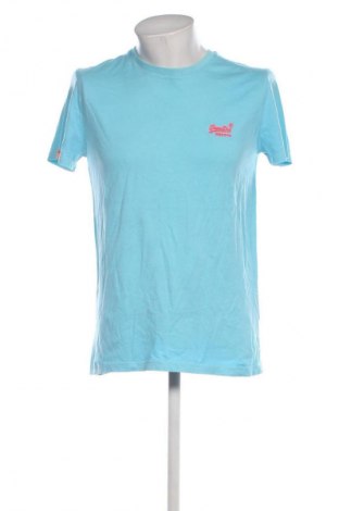 Herren T-Shirt Superdry, Größe L, Farbe Blau, Preis 12,99 €