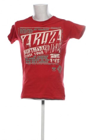 Herren T-Shirt Yakuza, Größe S, Farbe Rot, Preis 8,00 €