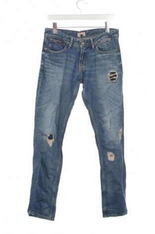 Męskie jeansy Hilfiger Denim, Rozmiar M, Kolor Niebieski, Cena 594,02 zł