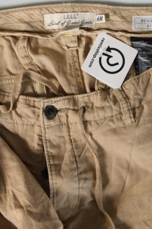 Herrenhose H&M L.O.G.G., Größe L, Farbe Beige, Preis € 15,99