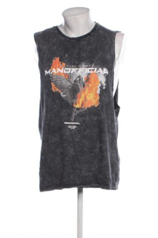 Herren Tanktop Boohoo, Größe M, Farbe Grau, Preis 7,99 €