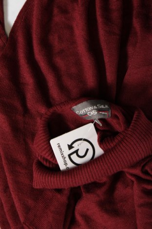 Herrenpullover Cotton&silk, Größe XL, Farbe Rot, Preis 13,99 €