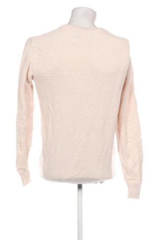 Herrenpullover Dressmann, Größe M, Farbe Ecru, Preis 33,99 €