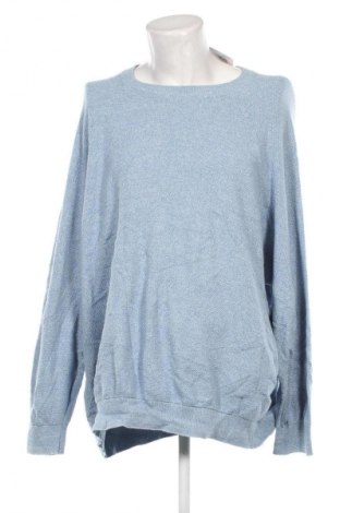 Herrenpullover Dressmann, Größe 5XL, Farbe Blau, Preis 33,99 €