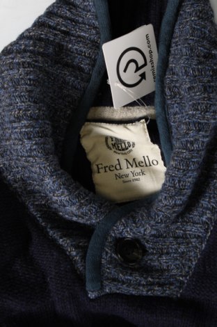 Herrenpullover Fred Mello, Größe L, Farbe Blau, Preis € 45,49