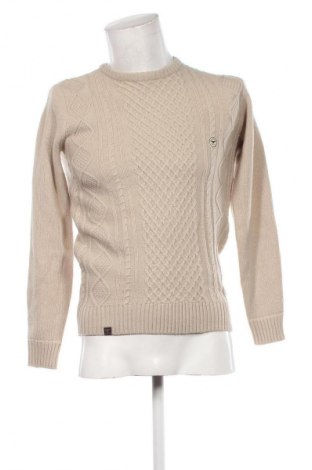 Herrenpullover Le Breve, Größe S, Farbe Beige, Preis 16,23 €