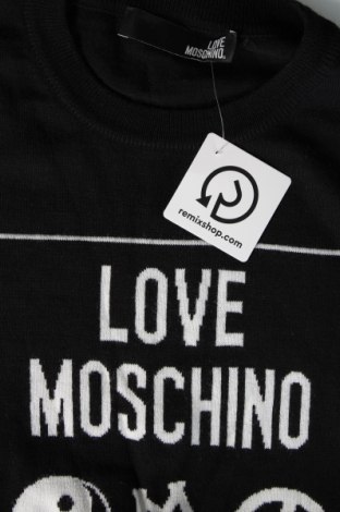 Męski sweter Love Moschino, Rozmiar M, Kolor Czarny, Cena 457,82 zł