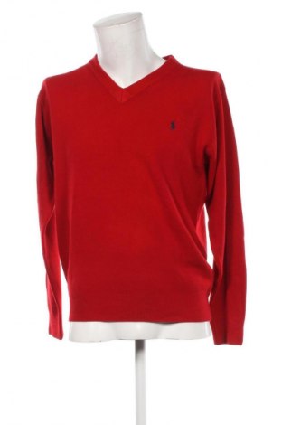 Męski sweter Polo By Ralph Lauren, Rozmiar XL, Kolor Czerwony, Cena 314,91 zł