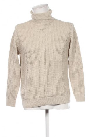 Męski sweter Pull&Bear, Rozmiar M, Kolor Beżowy, Cena 111,99 zł