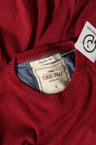 Herrenpullover Timeout, Größe S, Farbe Rot, Preis 24,55 €