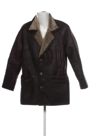 Herrenmantel Shearling, Größe M, Farbe Braun, Preis 144,49 €