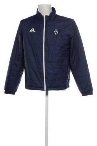 Herrenjacke Adidas, Größe L, Farbe Blau, Preis € 57,49