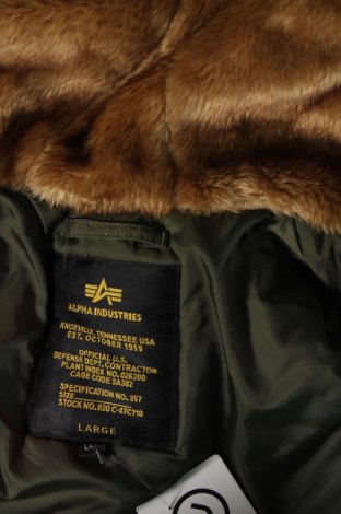 Pánska bunda  Alpha Industries, Veľkosť L, Farba Zelená, Cena  59,00 €