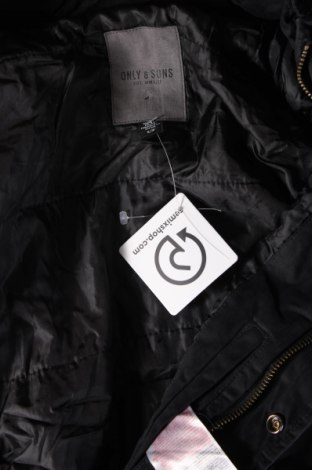 Herrenjacke Only & Sons, Größe S, Farbe Schwarz, Preis € 27,99