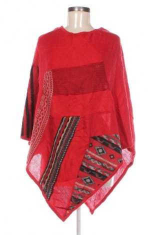 Poncho, Größe M, Farbe Rot, Preis € 20,49