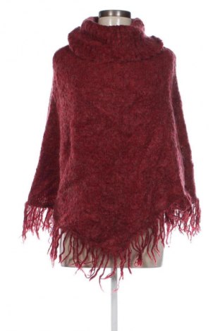 Poncho Hennes, Größe M, Farbe Rot, Preis 3,99 €