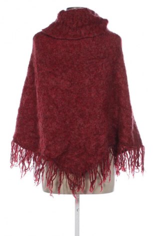 Poncho Hennes, Größe M, Farbe Rot, Preis 3,99 €