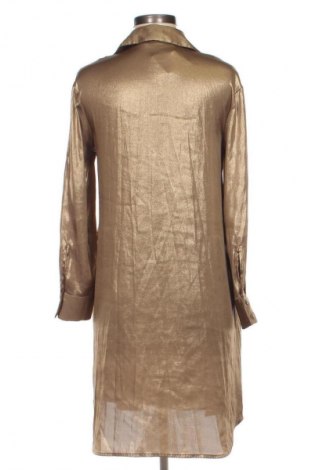 Kleid Zara, Größe M, Farbe Golden, Preis 13,84 €